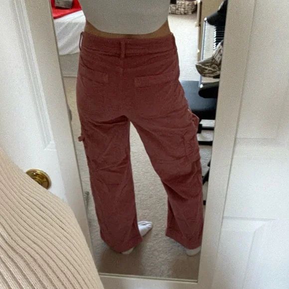 American Eagle Outfitters Pink Corduroy Pants - Picture 4 of 4